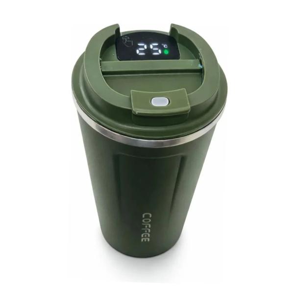 CG14-2222 VASO TÉRMICO CON DISPLAY LED 510ML –  VERDE