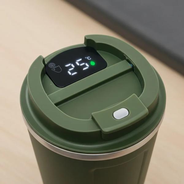 CG14-2222 VASO TÉRMICO CON DISPLAY LED 510ML - VERDE - Image 4