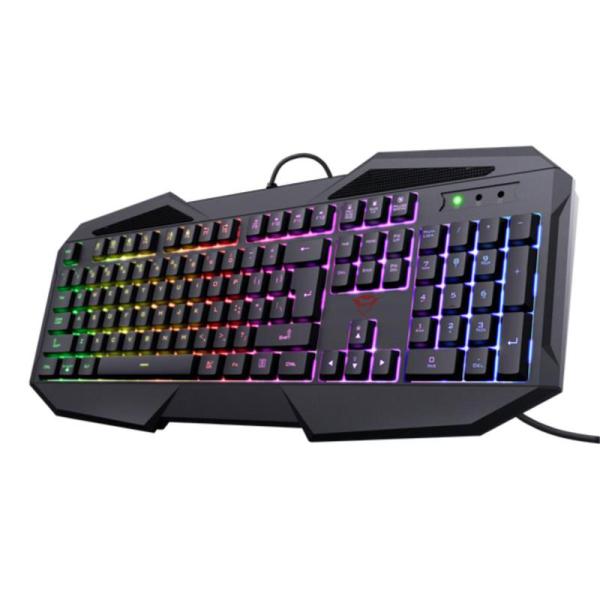 CG16-22279 TRUST AVONN TECLADO GAMING USB RAINBOW LED GXT 830RW