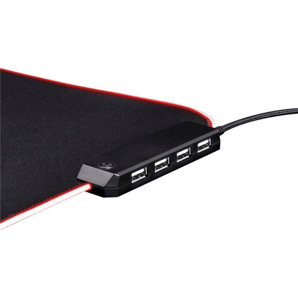 CG16-23646 TRUST GLIDE-FLEX MOUSE PAD GAMING RGB C/HUB GXT 765