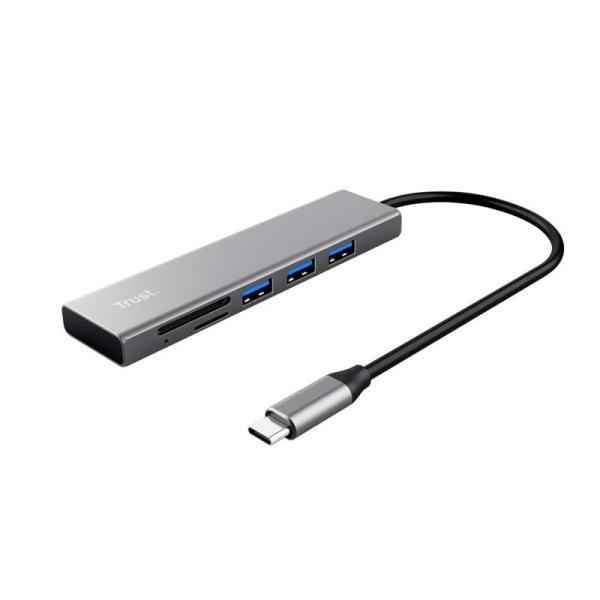 CG16-24191 TRUST HALYX HUB X 3 USB + READER USB-C