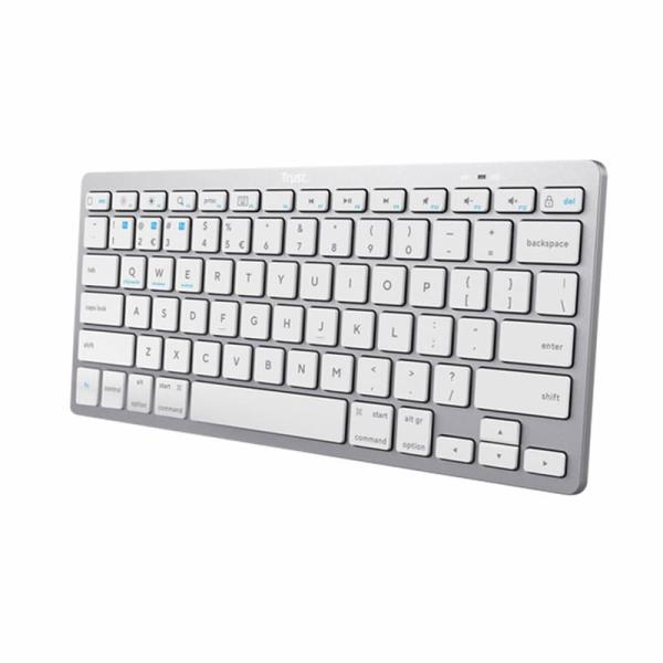 CG16-24654 TRUST TECLADO INALAMBRICO BLUETOOTH ES SILVER