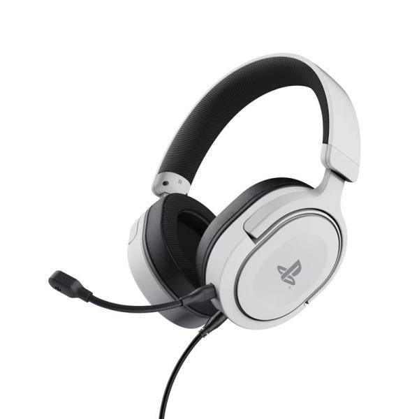CG16-24716 TRUST GXT 498B FORTA AURICULAR GAMING PC/PS 3.5MM WHITE