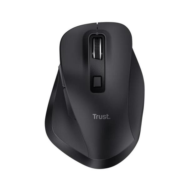 CG16-24727 TRUST FYDA MOUSE WIRELESS RECARGABLE USB BLACK