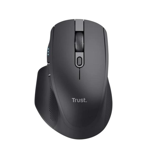 CG16-24820 TRUST OZAA+ MOUSE WIREL. RF+BT RECARGABLE USB BLACK