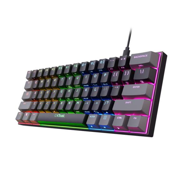 CG16-24885 TRUST GAMING TECLADO GXT 867 ACIRA MECANICO USB