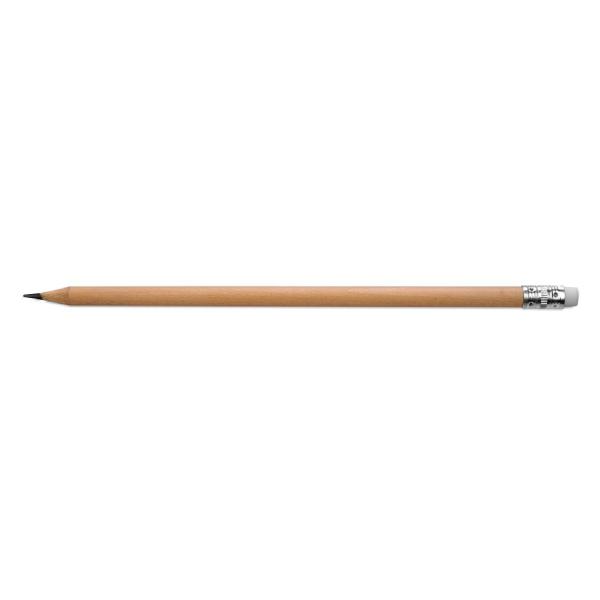 CG6-783 LÁPIZ DE MADERA NATURAL – CON GOMA DE BORRAR