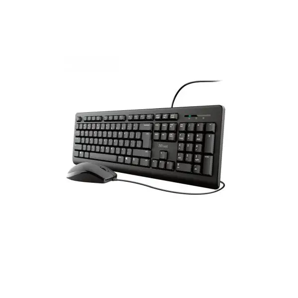 CG3-P33.006 SET TECLADO Y MOUSE TRUST PRIMO – NEGRO