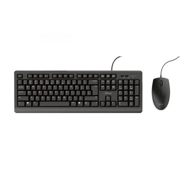 CG3-P33.006 SET TECLADO Y MOUSE TRUST PRIMO – NEGRO
