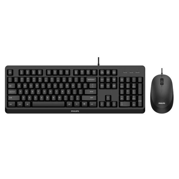 CG16-SPT6207BL PHILIPS TEC+MOU SERIES 2000 USB 1200DPI 104KEYS BLACK