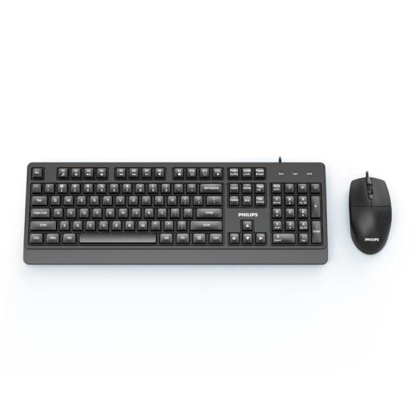CG16-SPT6247B PHILIPS TEC+MOU SERIES 2000 USB 1200DPI 104KEYS BLACK