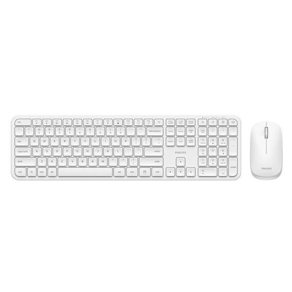 CG16-SPT6338WS PHILIPS TEC+MOU WIREL USB 1600DPI 104KEYS WHITE