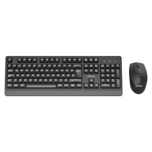 CG16-SPT6347B PHILIPS TEC+MOU SERIE 3000 WIREL. USB 1600DPI 104KEYS BLACK