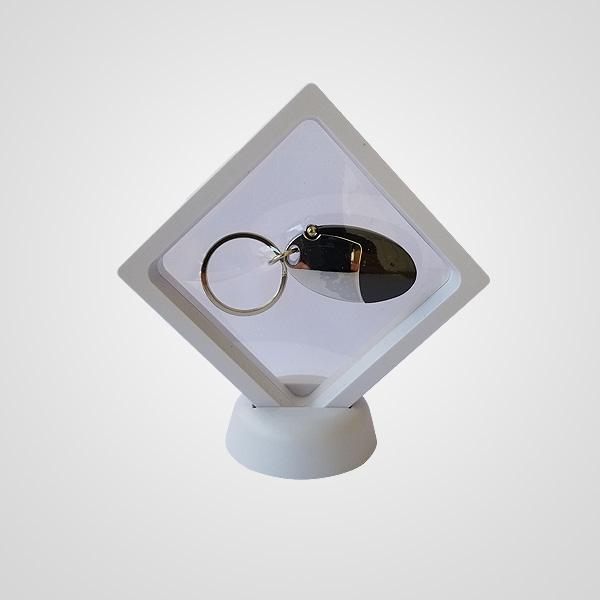 CG5-UFD-998 PENDRIVE LLAVERO METAL PLATA Y NEGRO