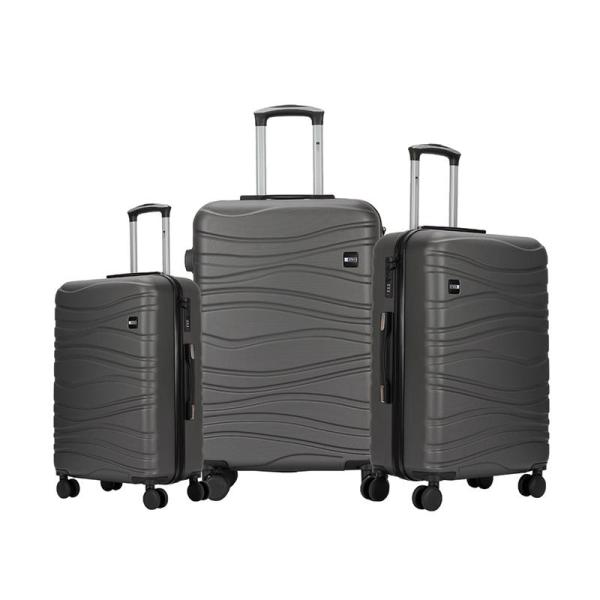 CG16-ZL-S052DK ZOM VALIJAS RÍGIDAS ZL-S052DK – SET X 3 MEDIDAS – WAVY CARBONO