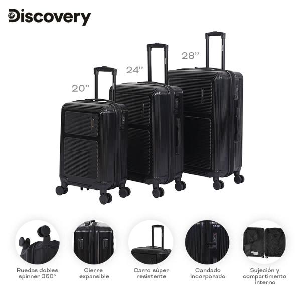 CG9- 16404 SET VALIJAS DISCOVERY