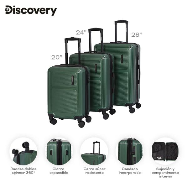 CG9- 16408 SET VALIJAS DISCOVERY
