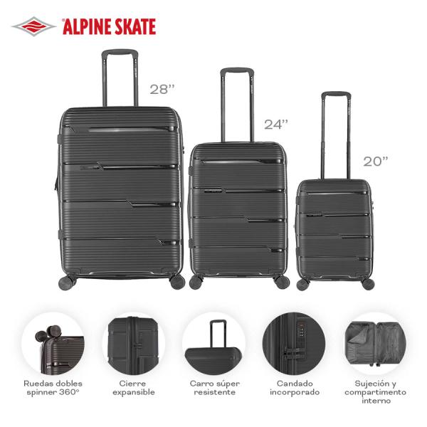 CG9- 16413 SET VALIJAS ALPINE SKATE