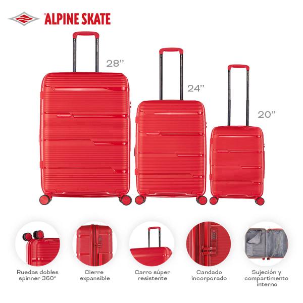 CG9- 16415 SET VALIJAS ALPINE SKATE