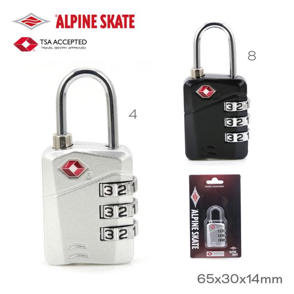 CG9- 17202 CANDADO TSA ALPINE SKATE