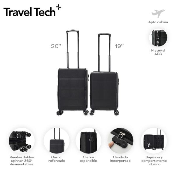 CG9- 18908 SET DOBLE CARRY ON TRAVEL TECH