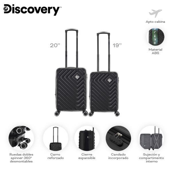 CG9- 18913 SET DOBLE CARRY ON DISCOVERY