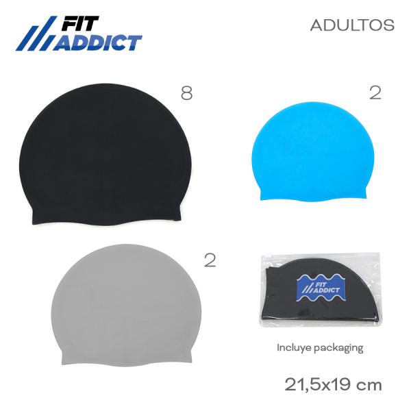 CG9- 19093 GORRO NATACION FIT ADDICT