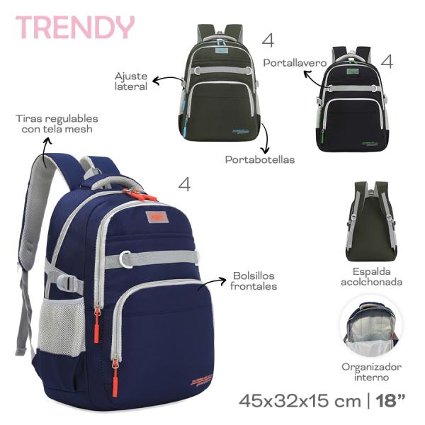 CG9- 19259 MOCHILA TRENDY