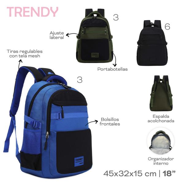 CG9- 19265 MOCHILA TRENDY