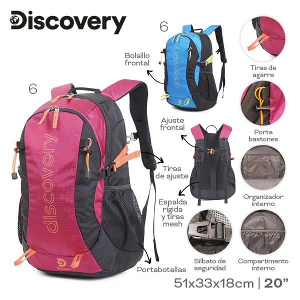 CG9- 22308 MOCHILA CAMPING DISCOVERY