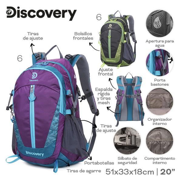 CG9- 22312 MOCHILA CAMPING DISCOVERY