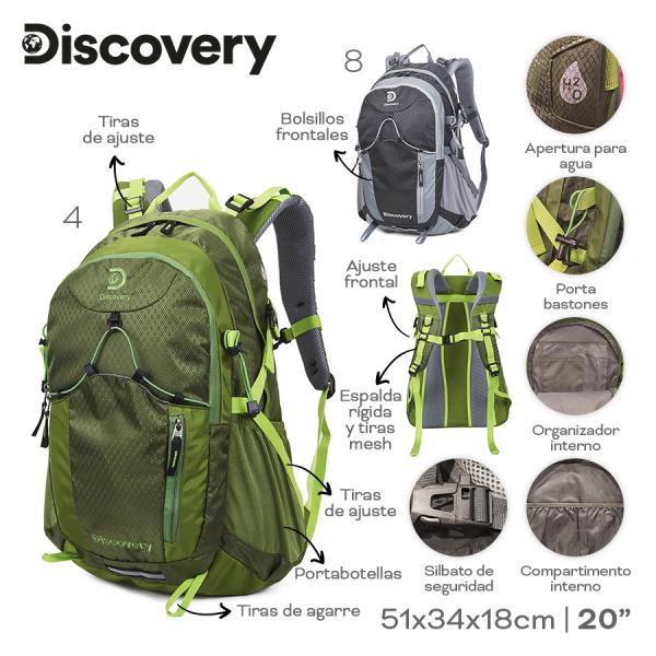 CG9- 22313 MOCHILA CAMPING DISCOVERY