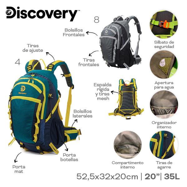 CG9- 22317 MOCHILA CAMPING DISCOVERY
