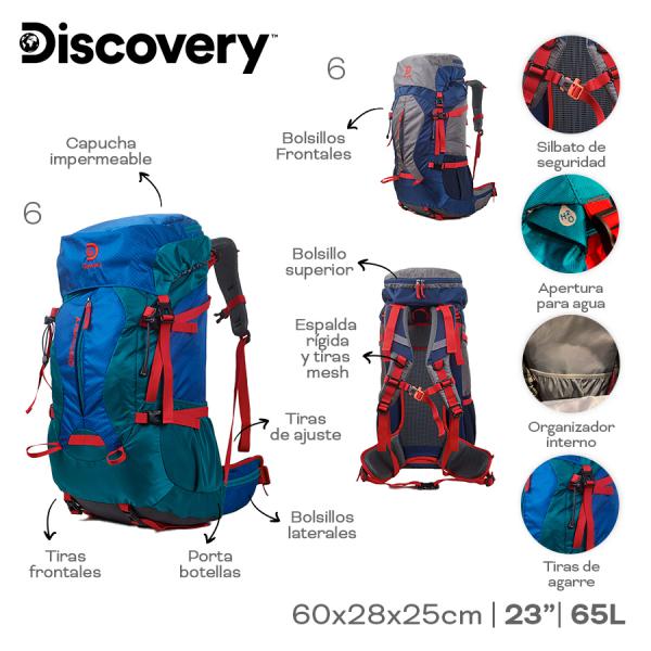 CG9- 22321 MOCHILA CAMPING DISCOVERY