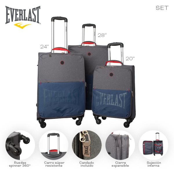 CG9- 27546 SET VALIJAS EVERLAST
