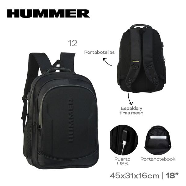 CG9- 27833 MOCHILA PORTANOTEBOOK  HUMMER
