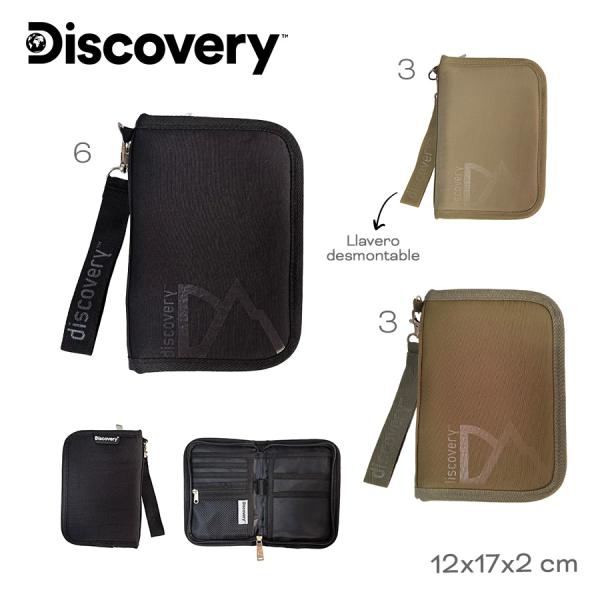 CG9- 28252 PORTA PASAPORTES DISCOVERY