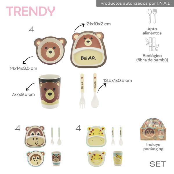 CG9- 30424 SET PLATOS TRENDY