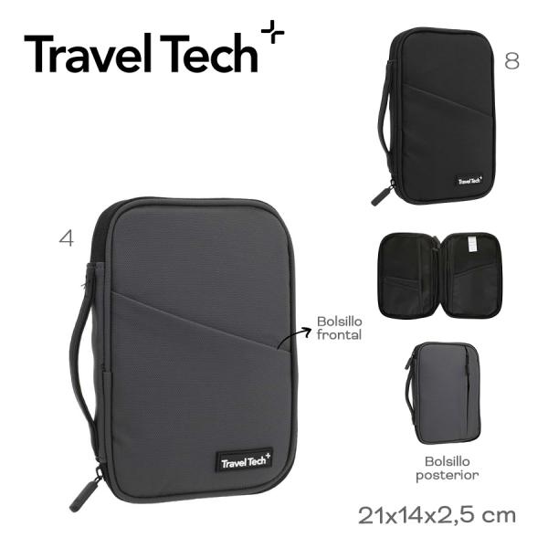 CG9- 53789 PORTA PASAPORTES TRAVEL TECH