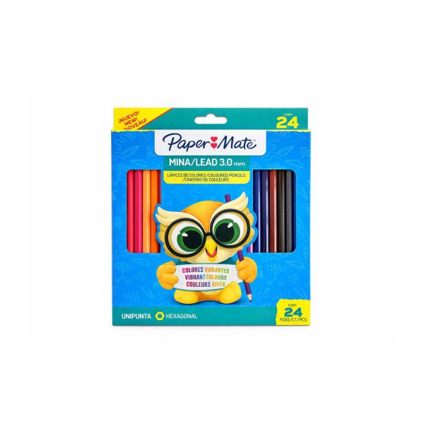 CG3-P17.049 LAPICES DE COLORES PAPER MATE X 24